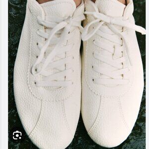 ZARA DERBY STYLE SNEAKERS WHITE - 37